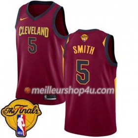 Maillot Basket Homme Cleveland Cavaliers J.R. Smith 5 2018 NBA Finals Nike Rouge Swingman